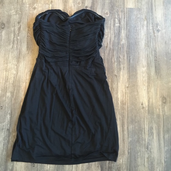 Flowy Black Strapless Dress | Express | Sz M - Picture 3 of 5