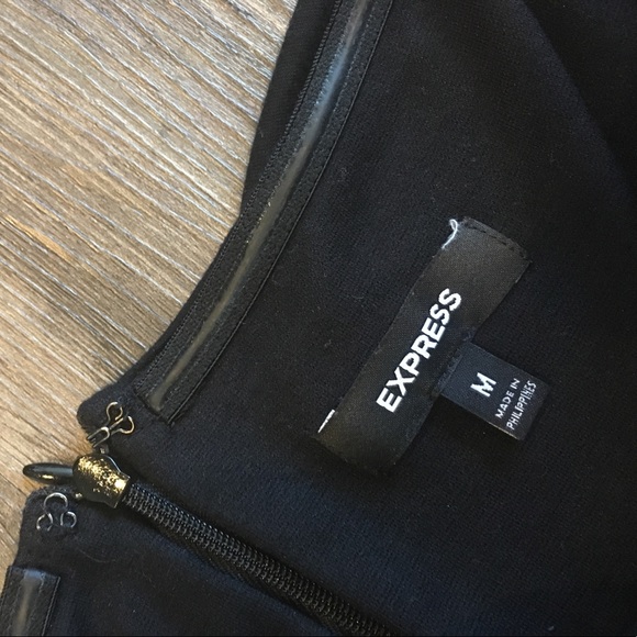 Flowy Black Strapless Dress | Express | Sz M - Picture 4 of 5