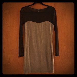 Black and grey dress