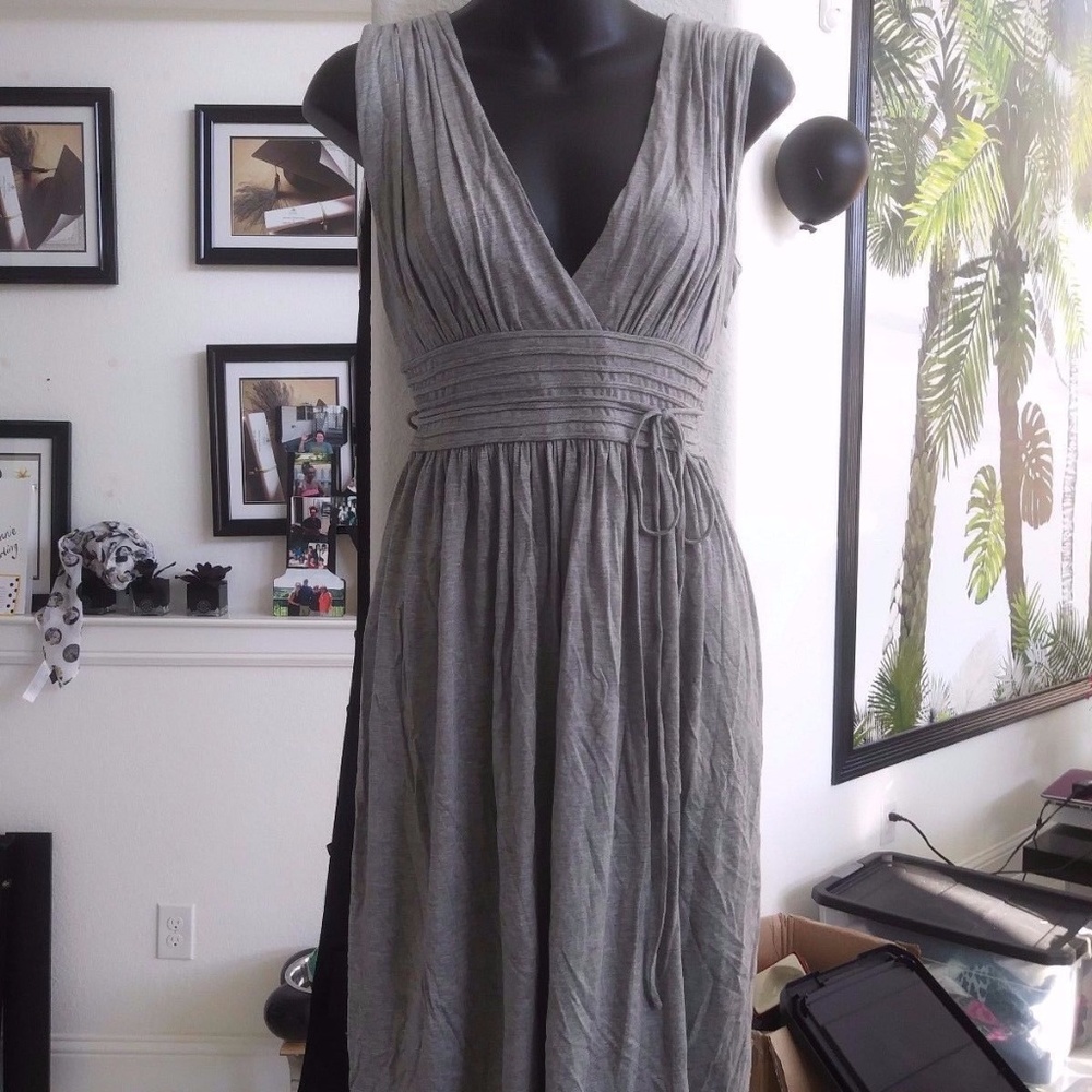 ROBERT RODRIGUEZ NWOT HEATHER GRAY JERSEY DRESS MD