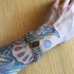 Bloodstone Chainlink Bracelet