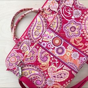 Vera Bradley Hard Laptop Tech Case Pink