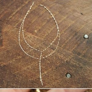 Hold @SeasideMermaid /14k Lana Lariat Necklace