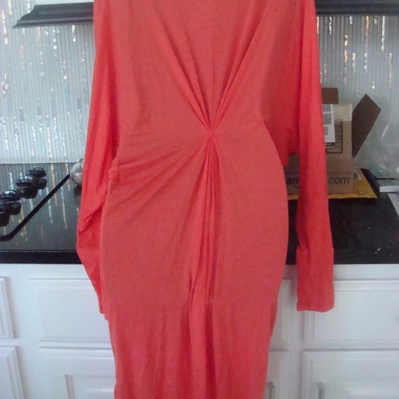 FREE PEOPLE SEXY DEEP V NECKLINE TUNIC HIGH LOW - Picture 3 of 4