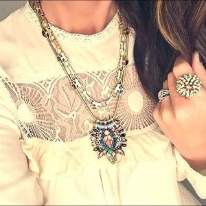 NIB Stella & Dot York 3 in 1 Statement Necklace