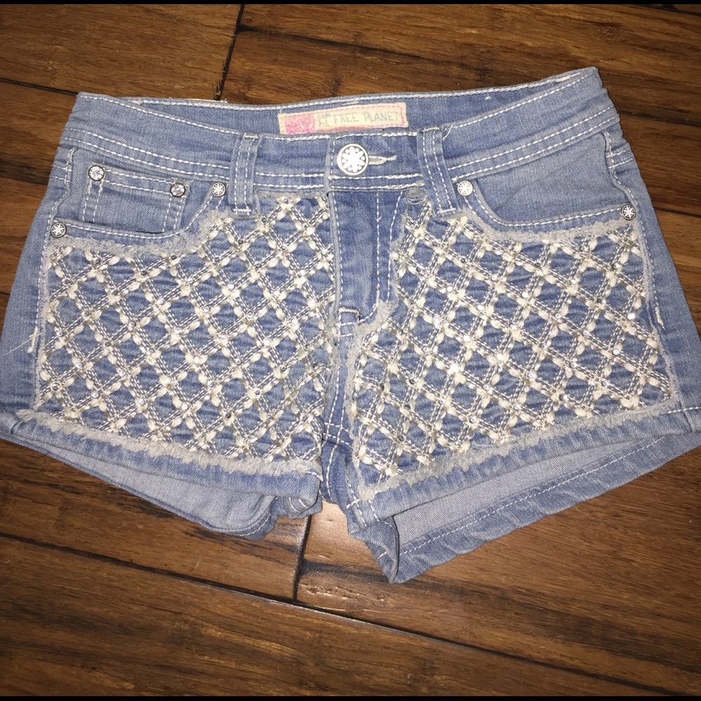 Girls jean shorts