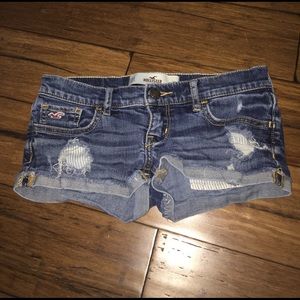 Hollister jean shorts