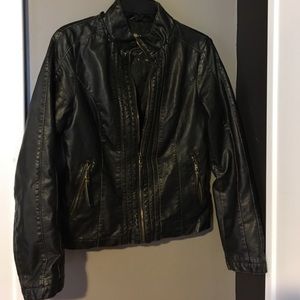 Vintage Faux Leather Jacket
