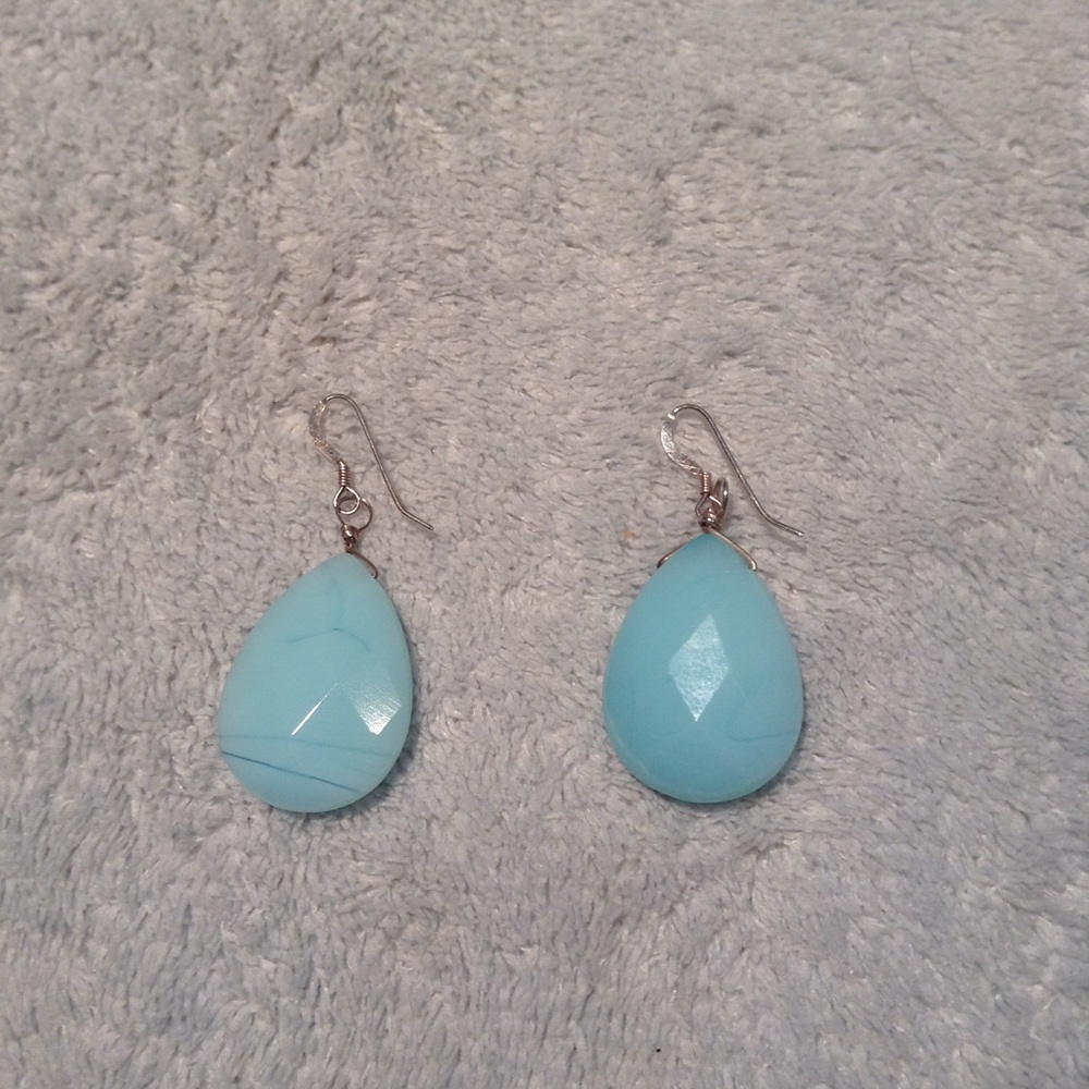 Blue earrings