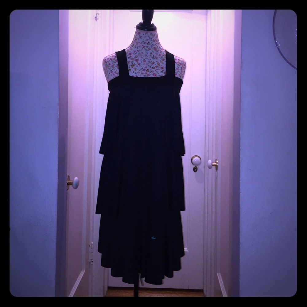 Three tier ruffle dress with tags