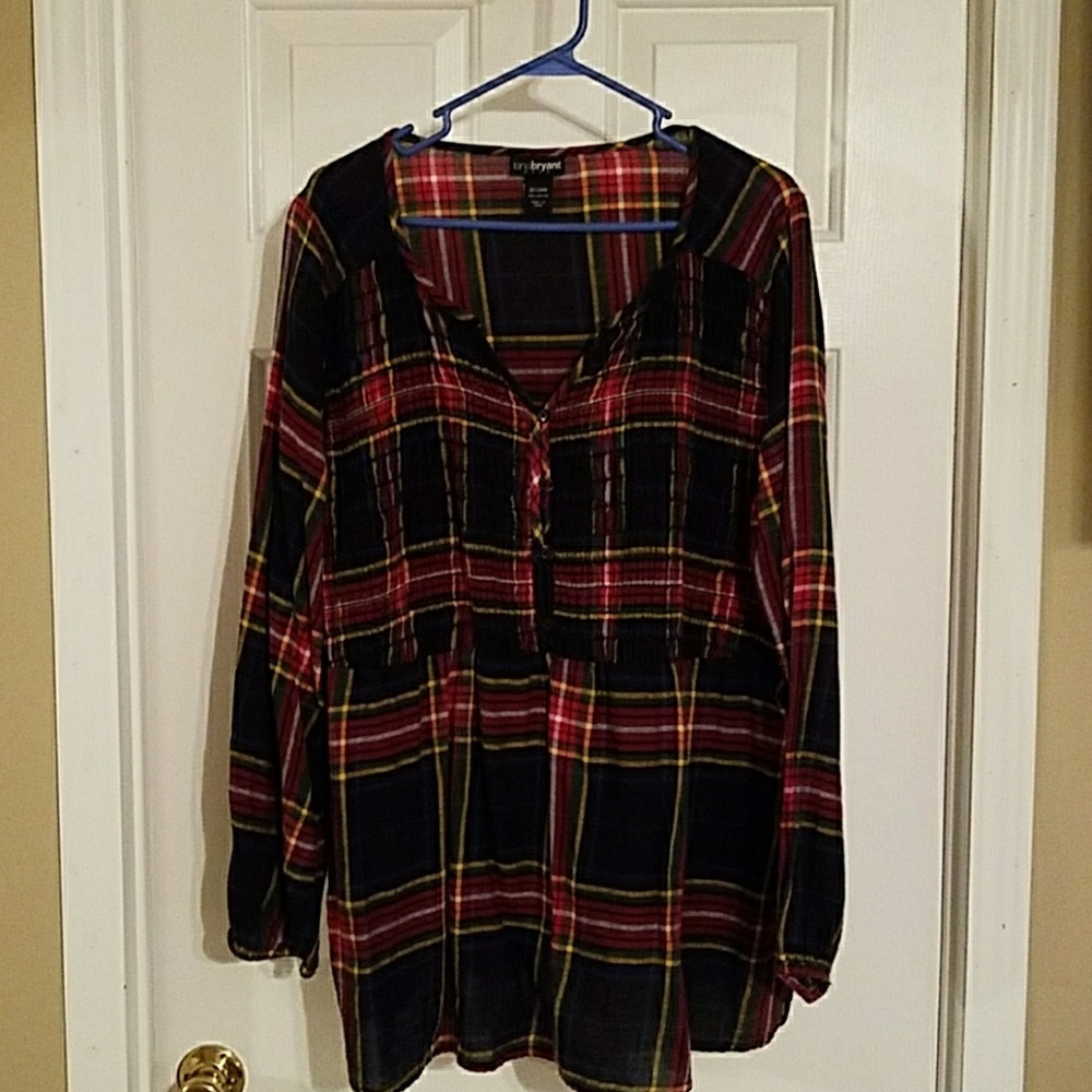 Plaid Lane Bryant top