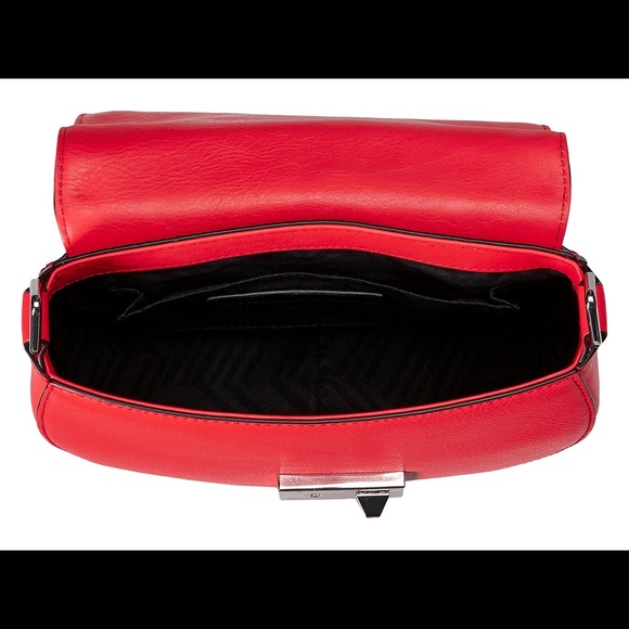 Rebecca Minkoff Paris Saddle Bag /Dragon Fruit - Picture 4 of 8