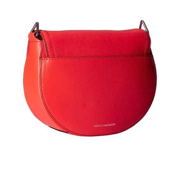 Rebecca Minkoff Paris Saddle Bag /Dragon Fruit - Picture 6 of 8