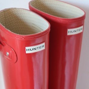Tall Red Hunter Boots