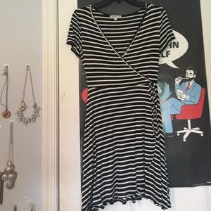 Black & White Striped Dress