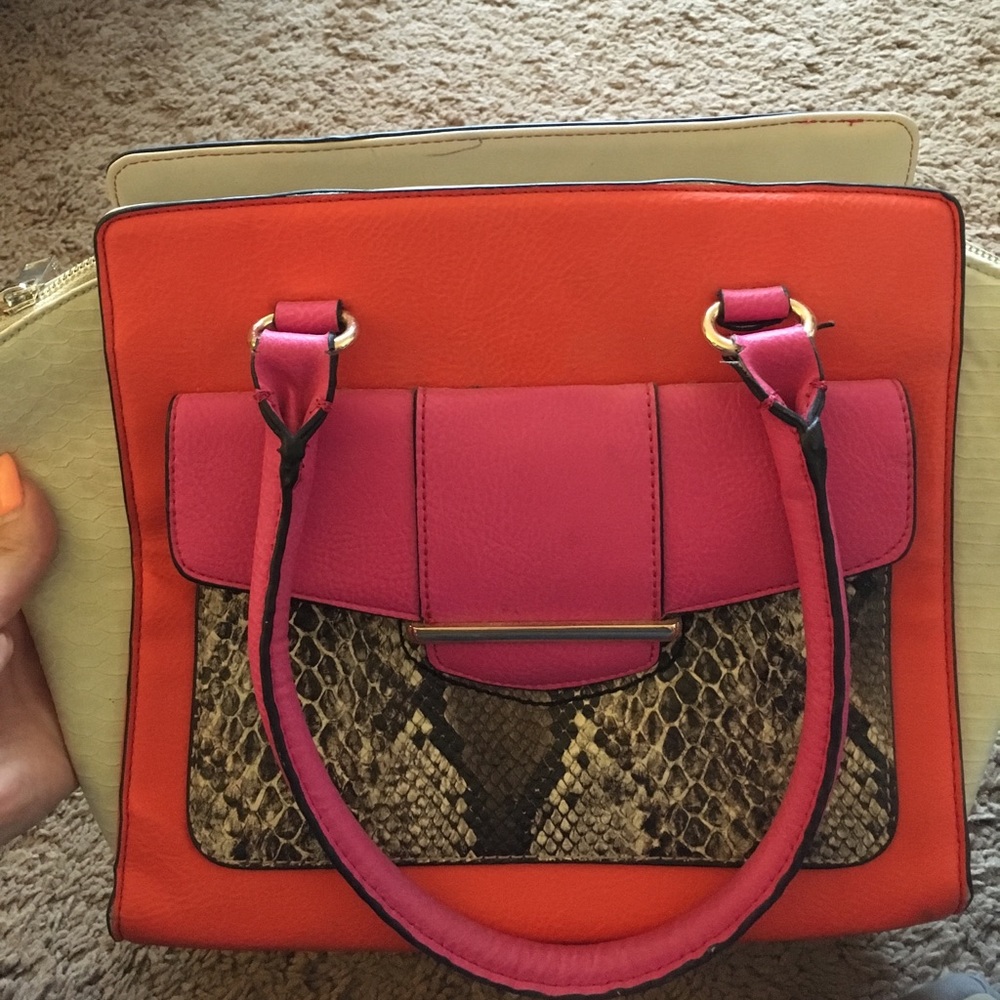 Bright beautiful purse