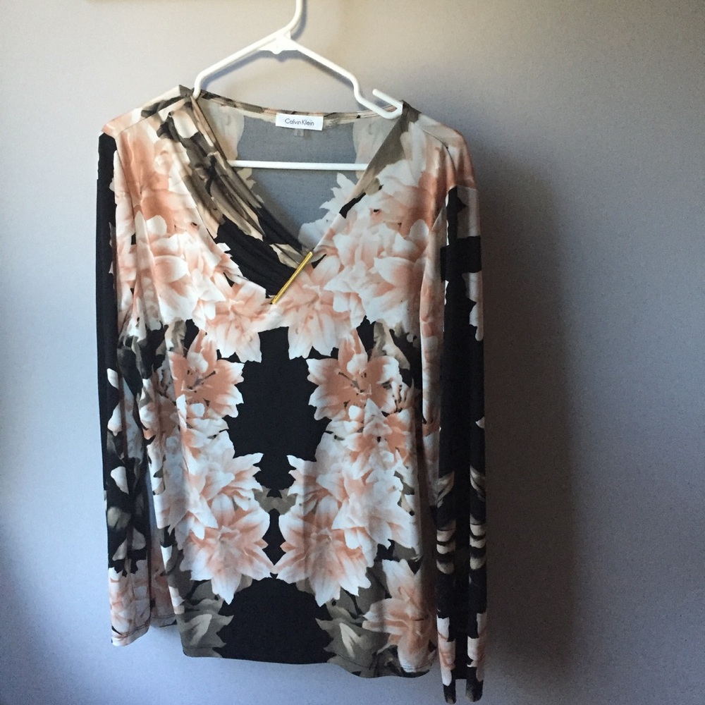 Floral Calvin Klein top