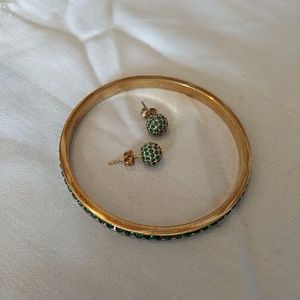 Coach Bangle and Stud Set