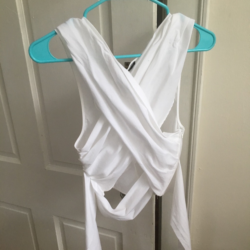 Zara Crossover Drape top