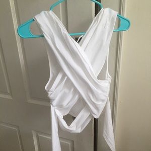 Zara Crossover Drape top