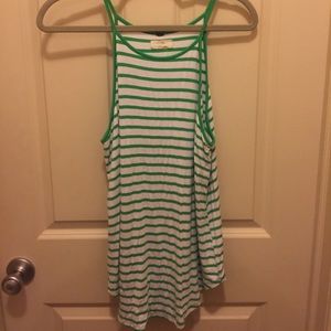 Striped tank, super cute with bralette underneath