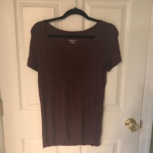 Maroon V-Neck