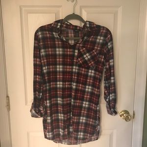 Red and White Flannel