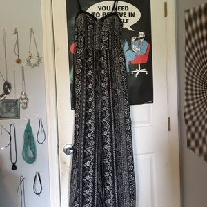 Black & Cream Jumpsuit