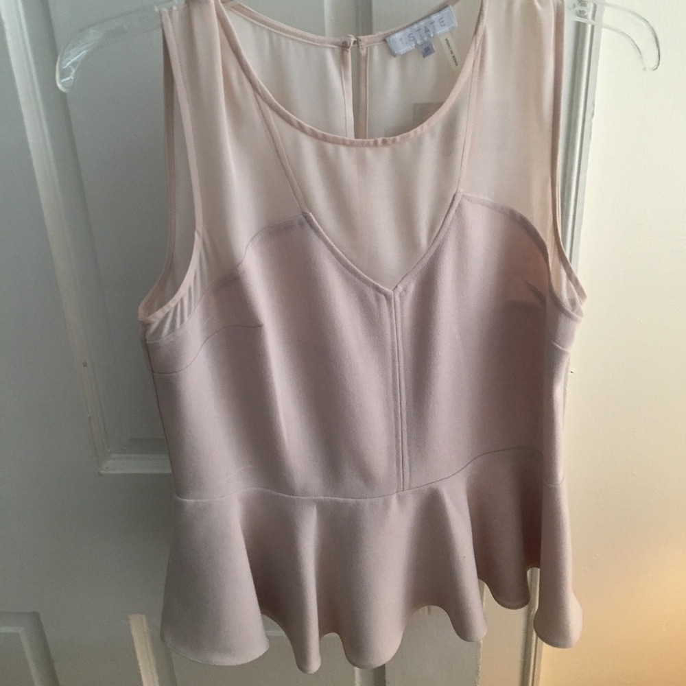 1st state peplum top