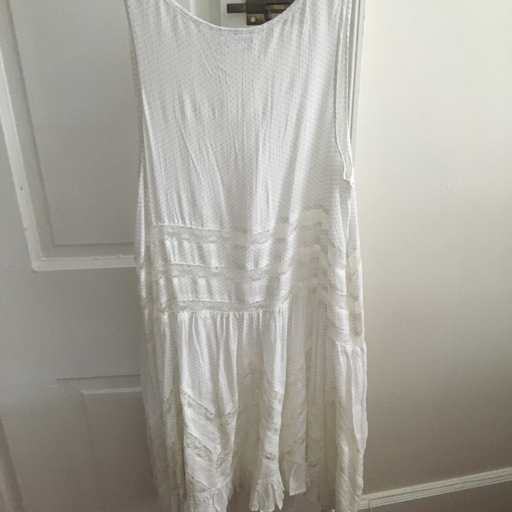 White free people dress/ coverup