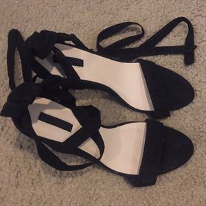 Forever 21 wedge lace up sandals....Size 7.5.....