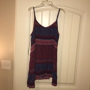 Tribal v-neck dress