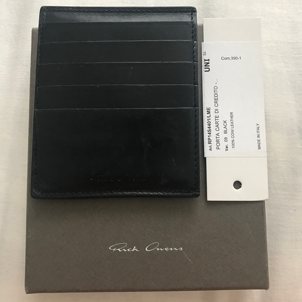 SOLD Ricks  Owens card holder