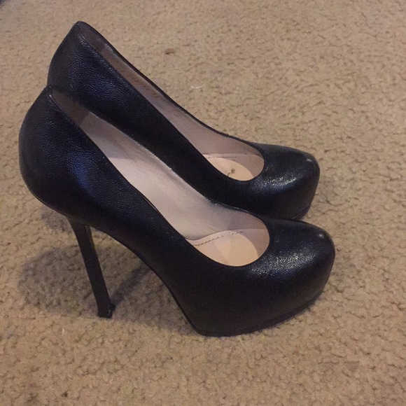 YSL platform heels...Size 8...... Worn twice.. - Picture 2 of 5
