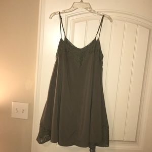 Boutique olive lace dress