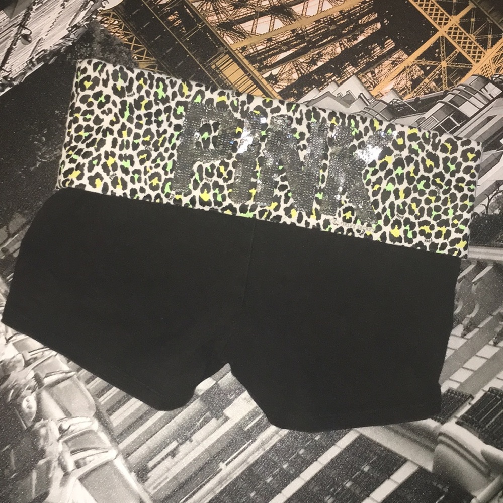 VS PINK bling yoga shorts