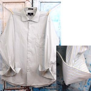 XMI Men's Cuff Sleeve 100% Cotton button shirt