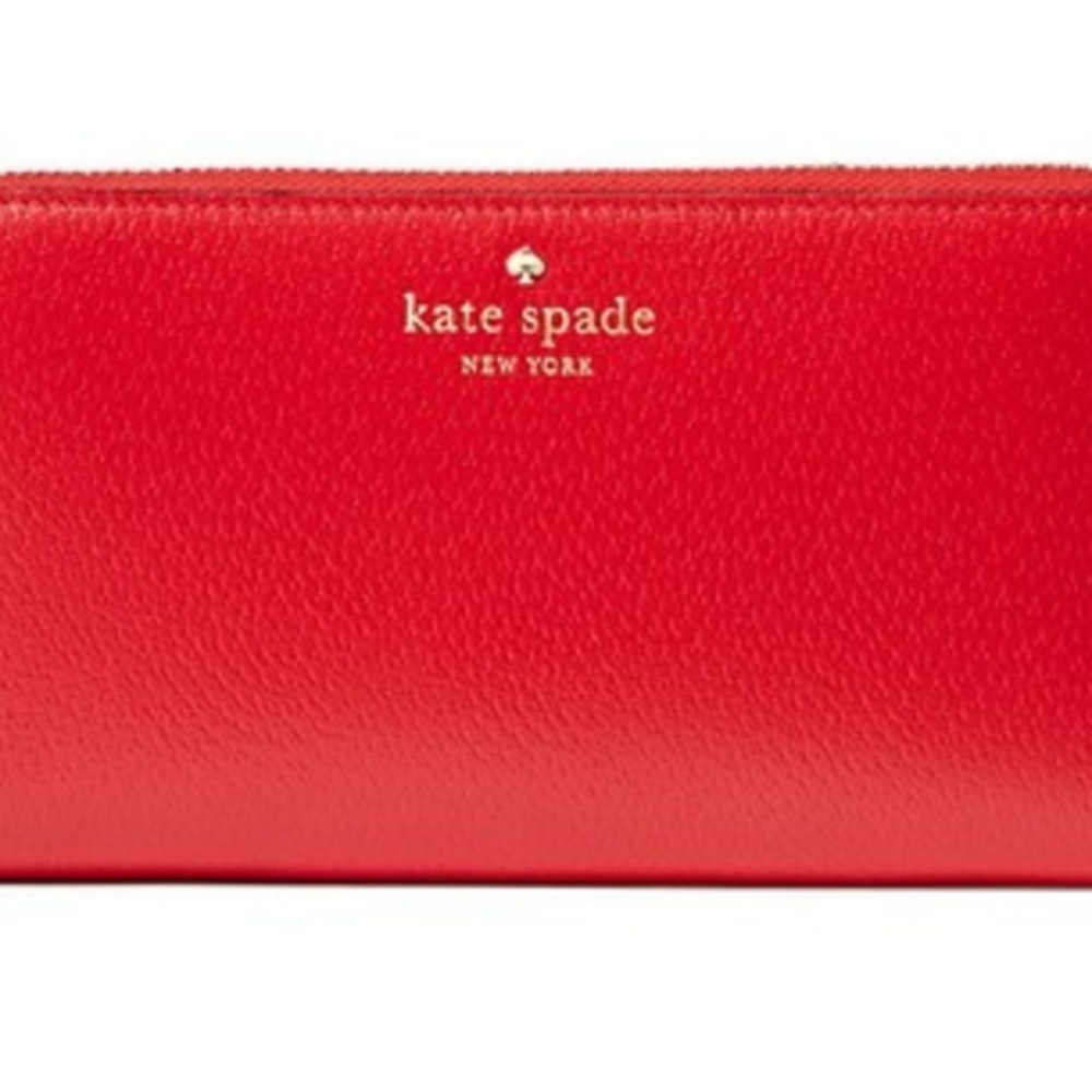 Kate Spade Grand Street Neda Pillbox Red Leather P