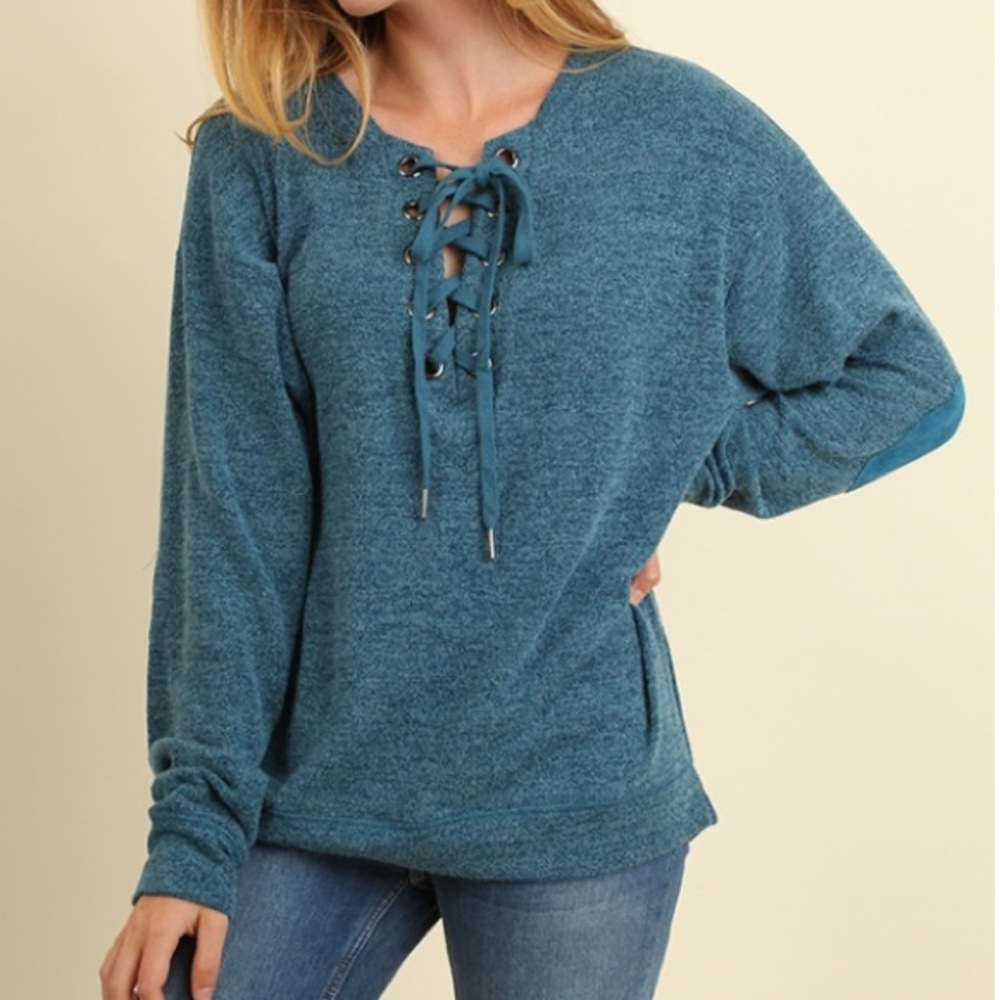 Oversized Long Sleeve Umgee Sweater - Picture 4 of 8