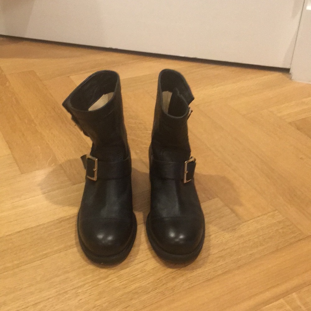 Jimmy Choo black Booties - leather