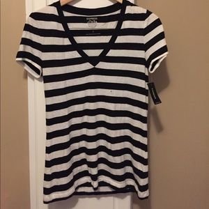 Express striped tee. NWT.  Sz small.