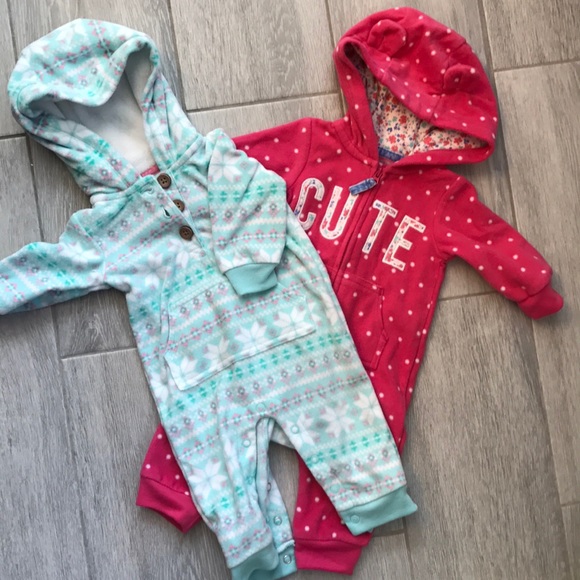 Carter's Other - Set of 2 Carter's Infant fleece onesies