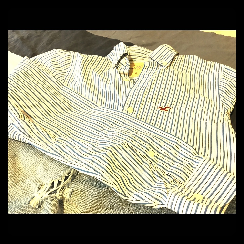 Hollister Long sleeve button down,
