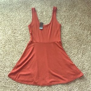 Ribbed , skater dress