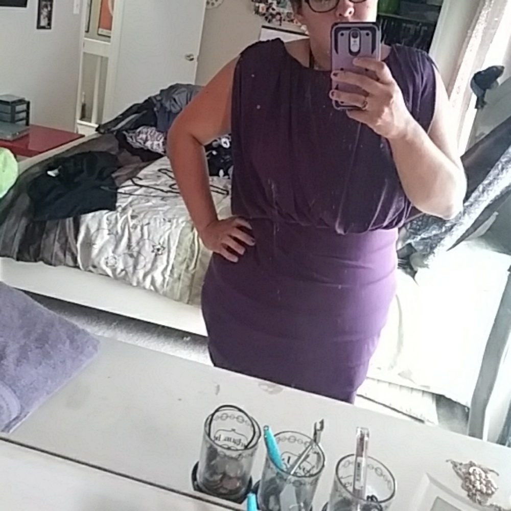 Purple dress