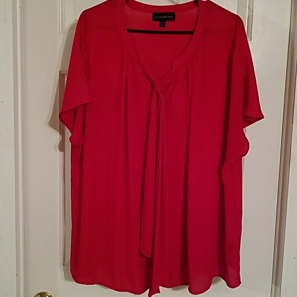 Red Lane Bryant blouse