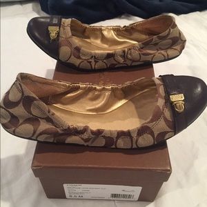 Coach Delphine Ballet Flat size 8.5