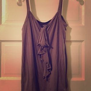 Plum Ruffle Tank