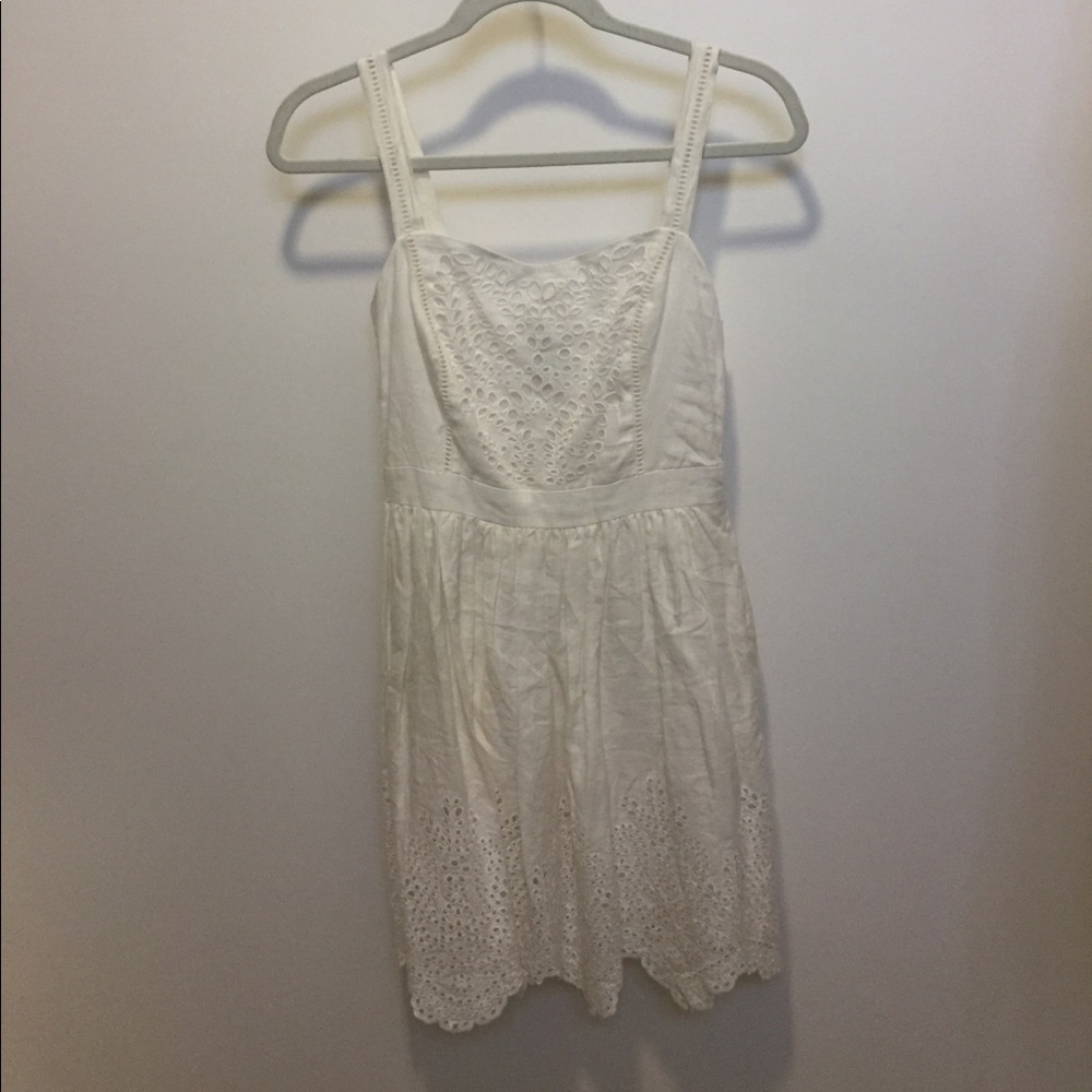Joie white eyelet dress