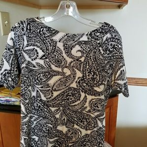 Top, black and white